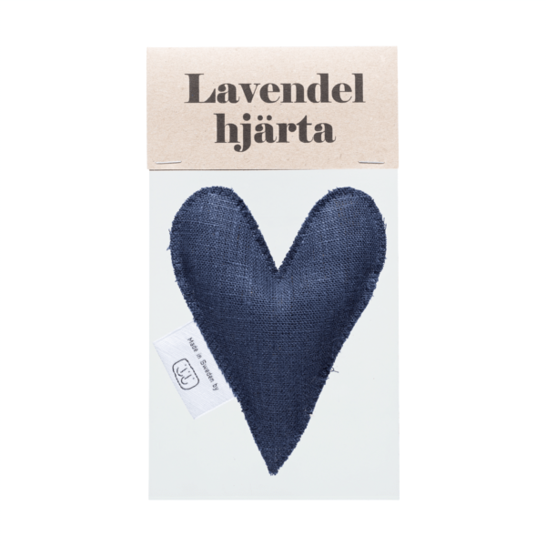 Navy blue lavender heart in sachet