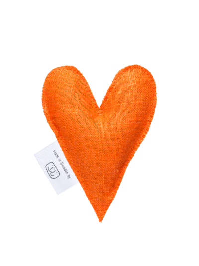 Orange lavender heart