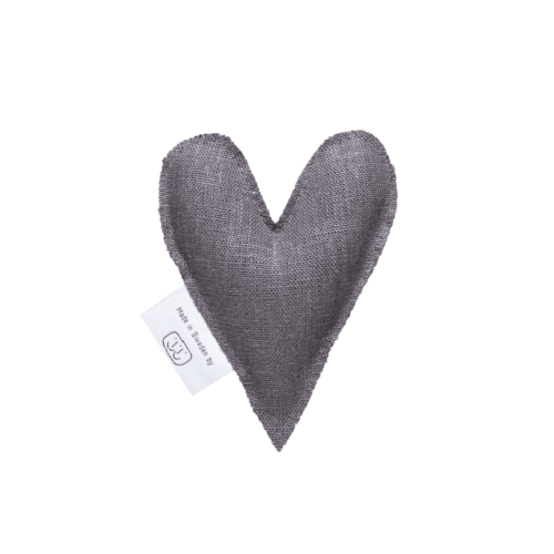 Grey lavender heart