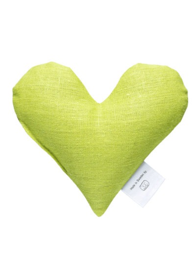 Lime green sweetheart wheat warmer