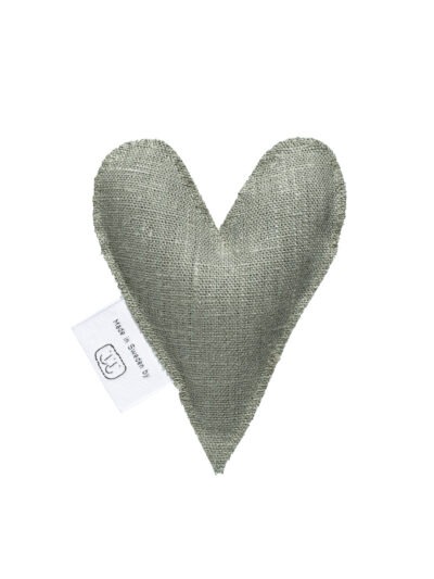 Olive green lavender heart