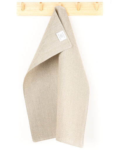 Nature tea towel in pure linen
