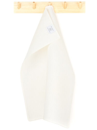 White tea towel in pure linen